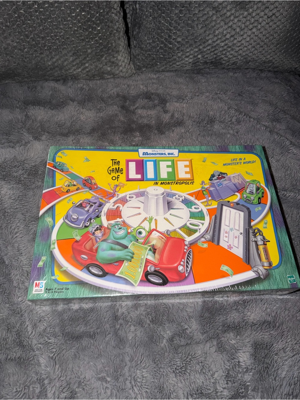 The Game of Life Disney Pixar monsters inc  - Kids Board Game (Multicolor)